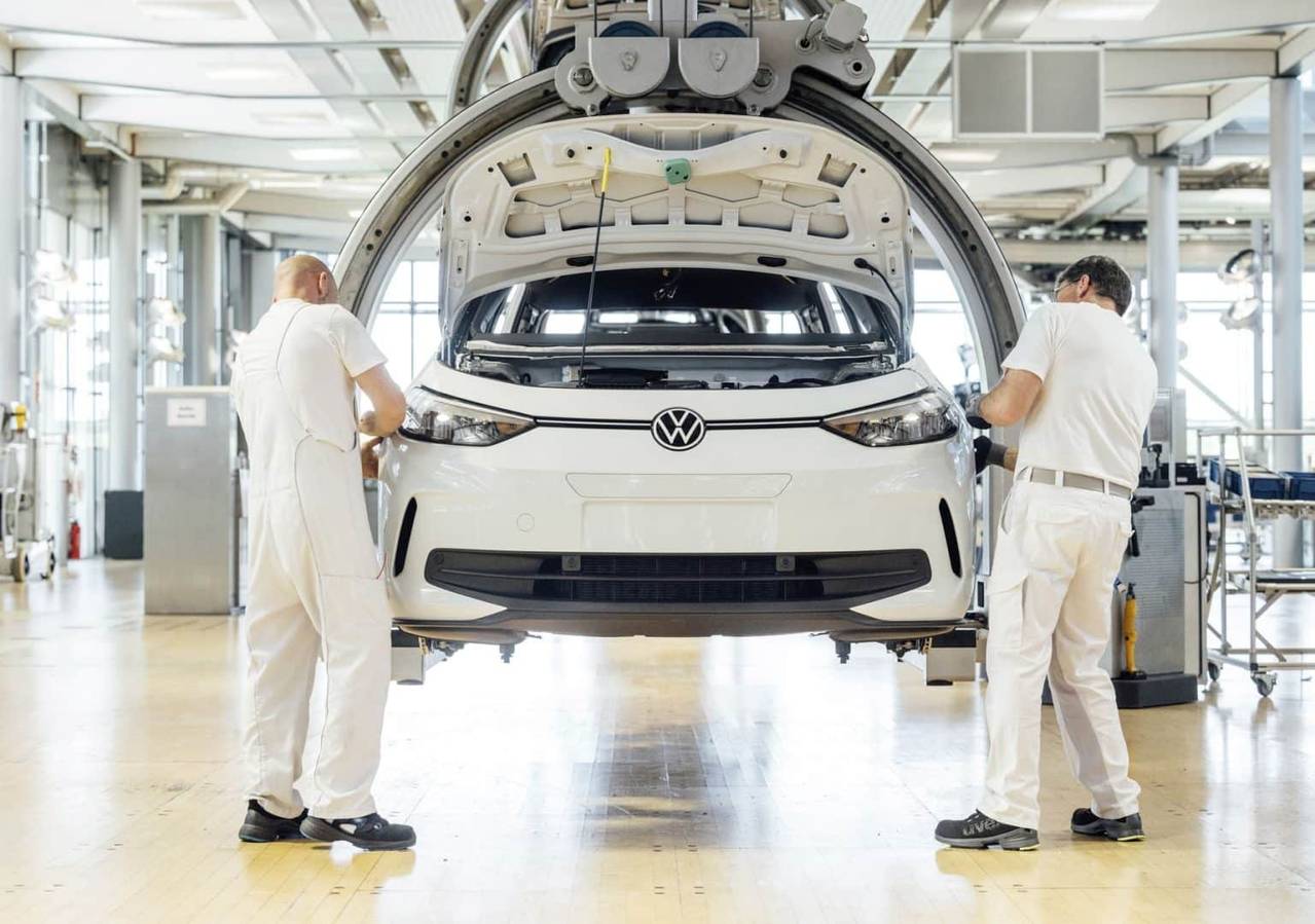 veicolo elettrico, fabbrica VW