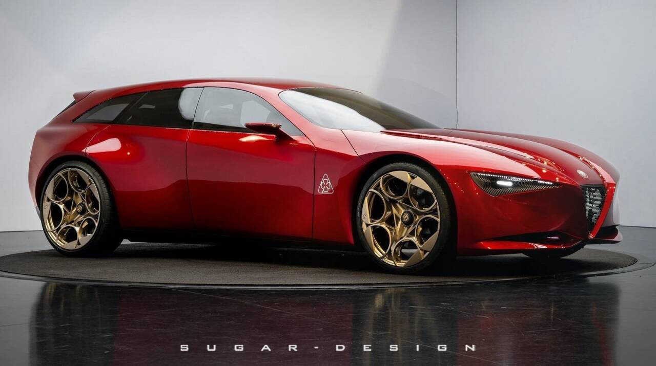 Alfa Romeo Cuorerosso Wagon render
